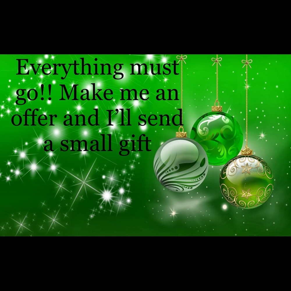 Everything must go! Make an offer! Adding new items